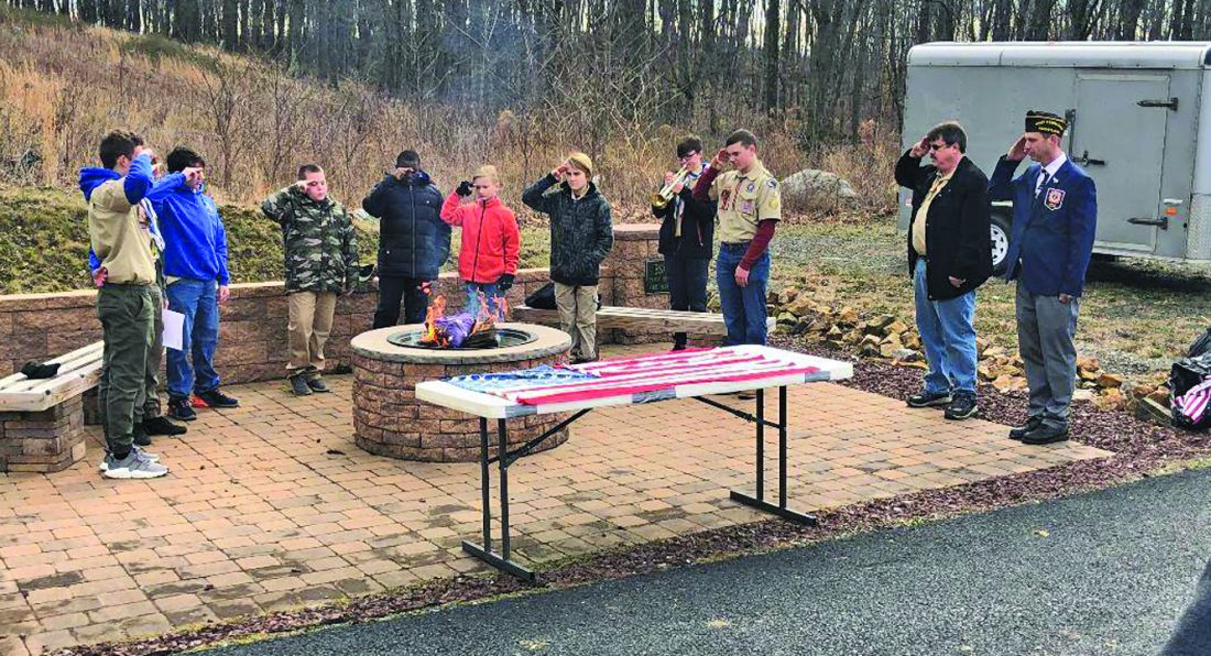 Scouts conduct flag retirement ceremony | News, Sports, Jobs - Altoona ...